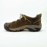 Keen Men's Targhee II Low Waterproof Hiking Shoes Cascade Brown Golden Yellow inside
