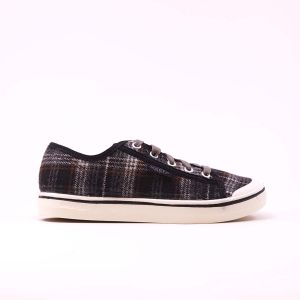 Keen Women’s Elsa V Sneaker Black Plaid Steel