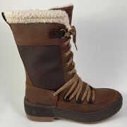 Merrell Women’s Haven Tall Lace/Zip Polar Waterproof Winter Boots Brown