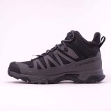Salomon_Men's_X ultra 4 mid gtx_Black magnet pearl blue_Left
