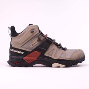 Salomon Men’s X Ultra 4 Mid GTX Vintage Khaki Black Burnt Henna