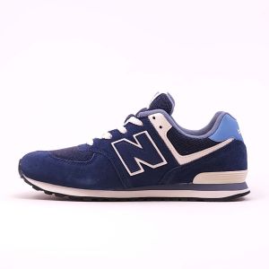 New Balance Boy’s 574 Core Navy White